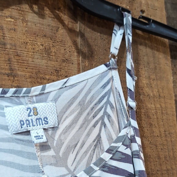 Tropical Leaf Print Dress - Picture 3 of 5